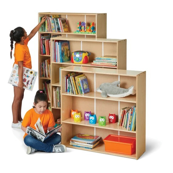 Young Time Laminate Bookcase, 36 1/2" Wide, Brown - photo 4