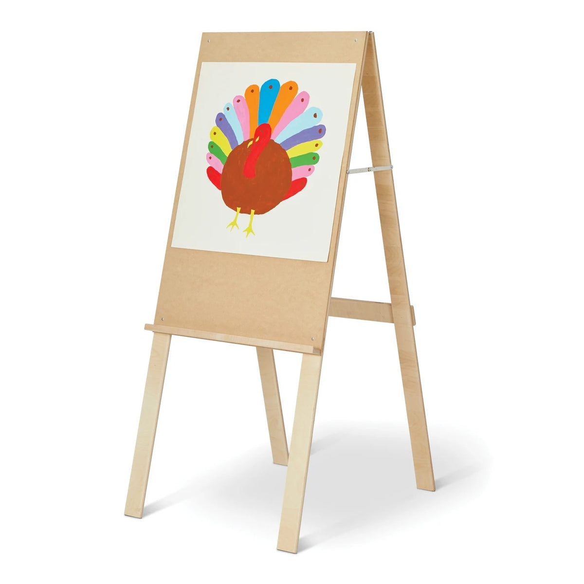 Young Time 7125YT Laminate Easel, 24" Wide, Brown - photo 4