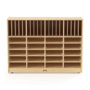 Jonti-Craft Baltic Birch Wood Homework Station, 48" Wide, Brown - 7823JC