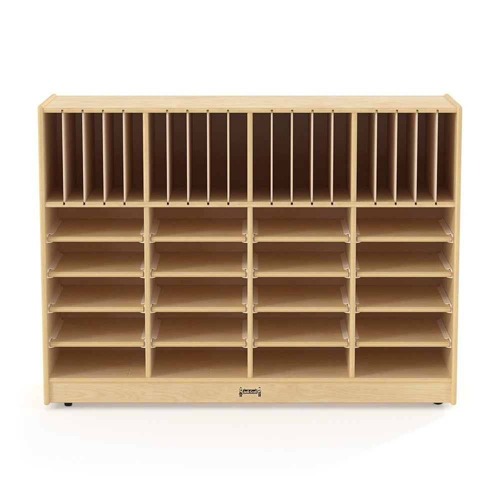 Jonti-Craft Baltic Birch Wood Homework Station, 48" Wide, Brown - 7823JC