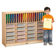 Jonti-Craft Baltic Birch Wood Homework Station, 48" Wide, Brown - 78240JC