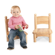 Jonti-Craft Baltic Birch 8947JC2 Wood Chair, 16 1/2" High, Beige, 2/Set - Default Title