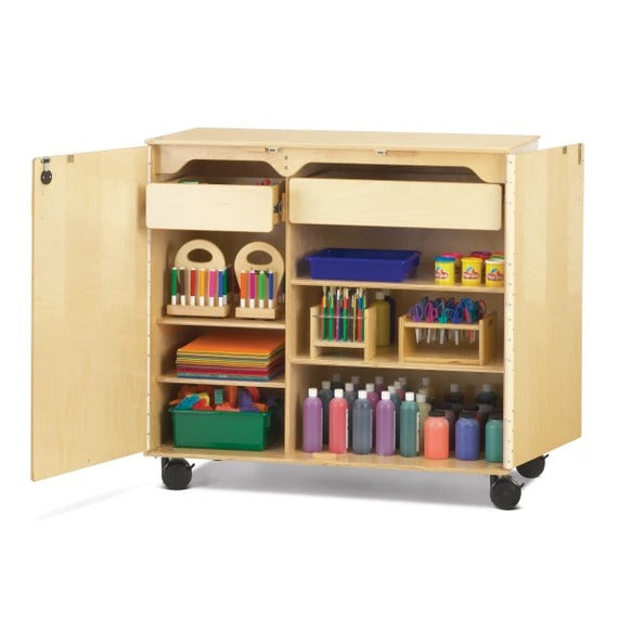 Jonti-Craft Baltic Birch 9511JC Wood Cabinet, 46" High, Beige - photo 2