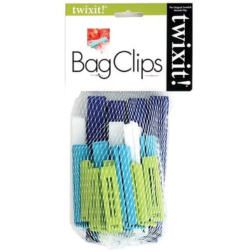 Linden Sweden 4466BLU Polypropylene Bag Clip, Assorted, 20/Pack - Default Title