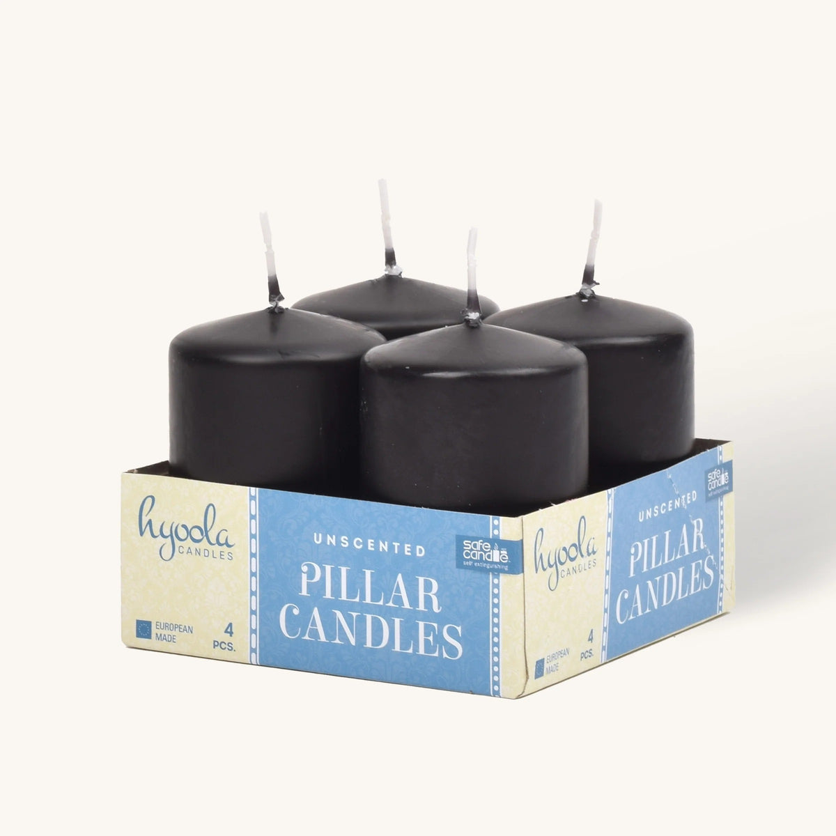 Hyoola Candles Paraffin Wax Pillar Candle, 2" Diameter, 24/Case - photo 3