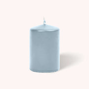 Hyoola Candles Paraffin Wax Pillar Candle, 2" Diameter, 24/Case - Ice Blue