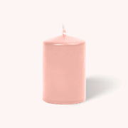 Hyoola Candles Paraffin Wax Pillar Candle, 2" Diameter, 24/Case - Rose Pink