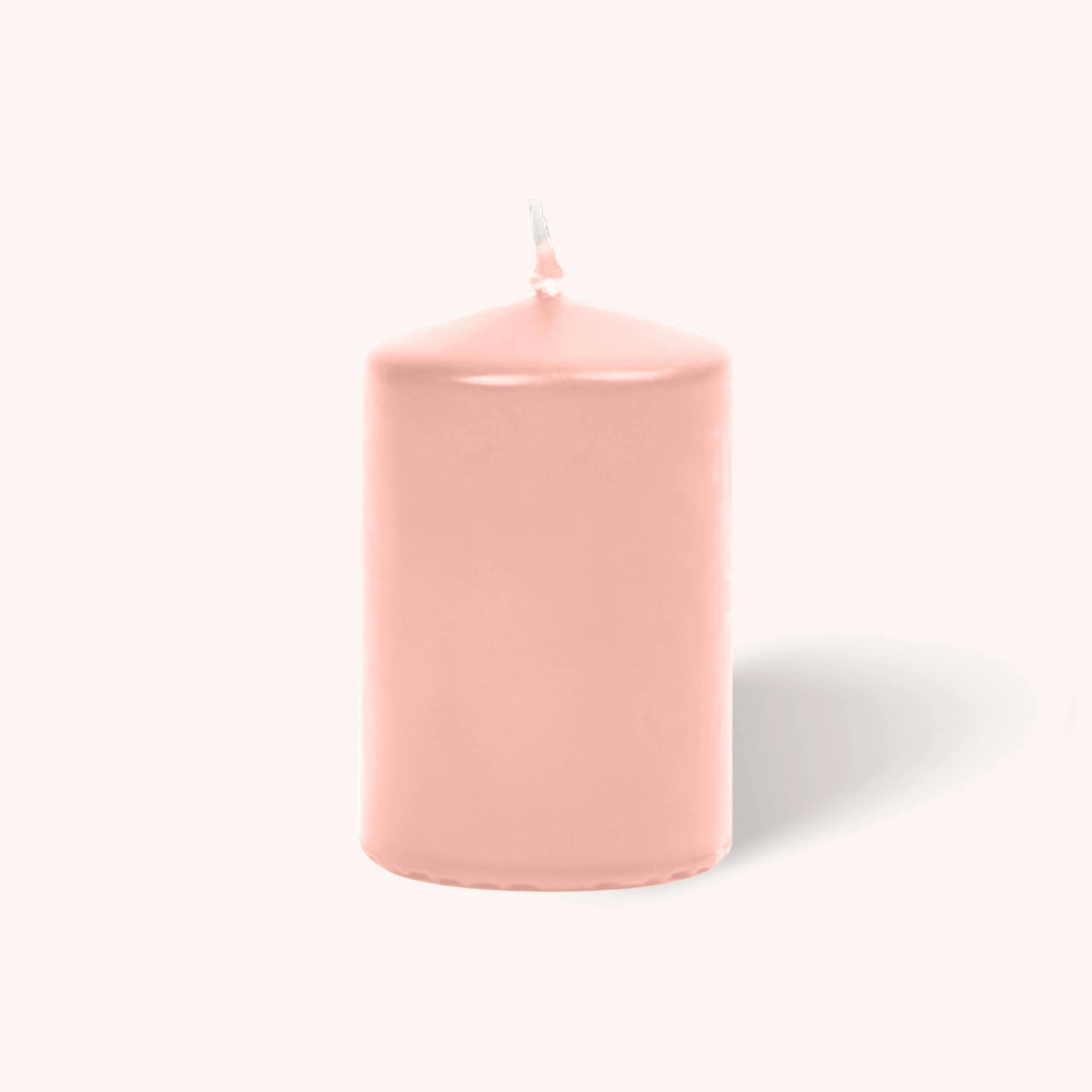 Hyoola Candles Paraffin Wax Pillar Candle, 2" Diameter, 24/Case - Rose Pink