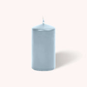 Hyoola Candles Paraffin Wax Pillar Candle, 2" Diameter, 24/Case - Ice Blue