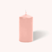 Hyoola Candles Paraffin Wax Pillar Candle, 2" Diameter, 24/Case - Rose Pink