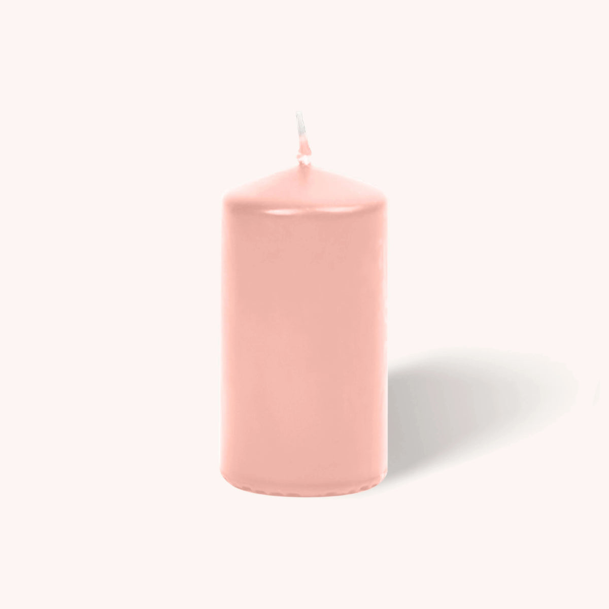 Hyoola Candles Paraffin Wax Pillar Candle, 2" Diameter, 24/Case - Rose Pink