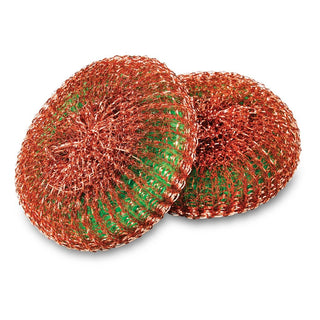 Libman Power Scrubber, 4" Diameter, 12/Case - Copper Green