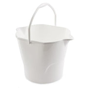 Libman Plastic Utility Bucket, 3 gal., 6/Case - White