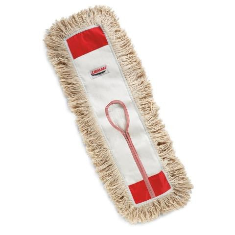 Libman Cotton Mop Head Refill, 5" Wide, White, 6/Pack - 24"