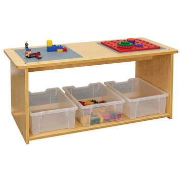 Tot Mate TM2128R.0577 Laminate Play Center, 45 1/2" Wide, Brown - Default Title