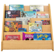 Tot Mate TM2133A.0577 Laminate Book Display, 32 1/2" Wide, Brown - Default Title
