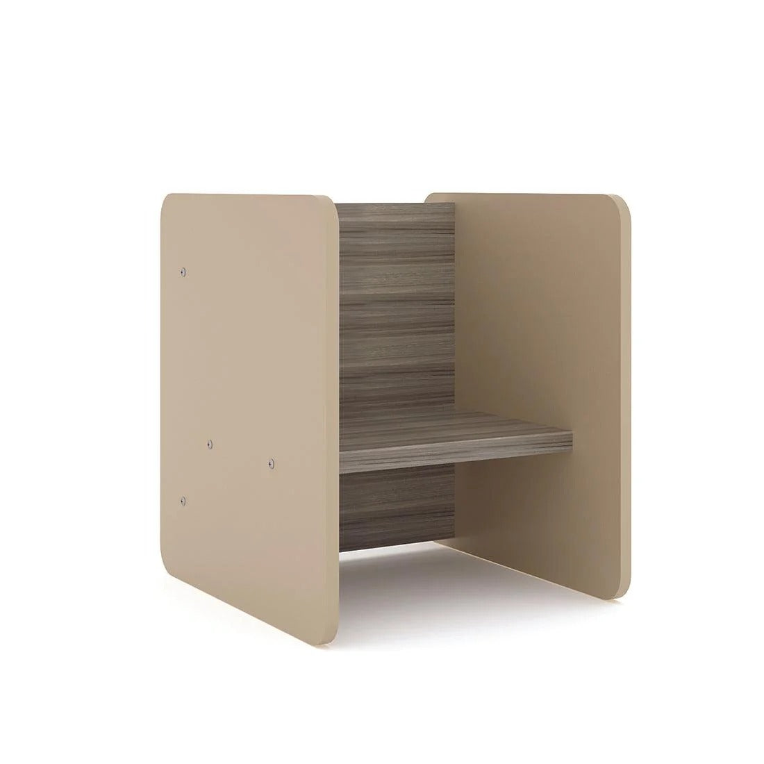 Tot Mate TM2137A Laminate Activity Cube, 13" Wide - Gray