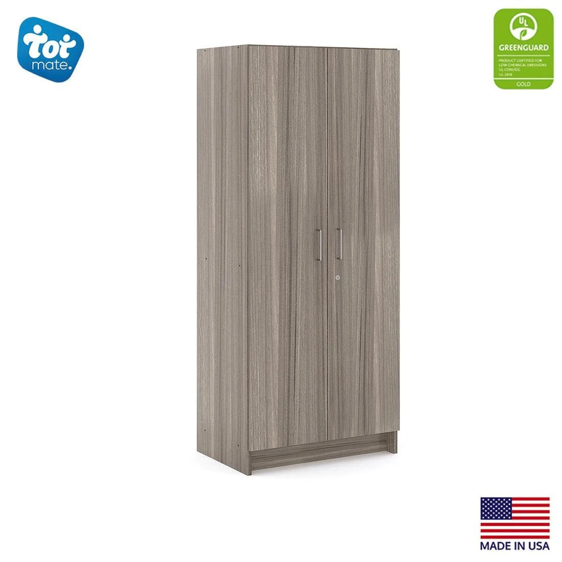 Tot Mate TM2264A.0W92 Laminate Tall Cabinet, 30" Wide, Gray - photo 6