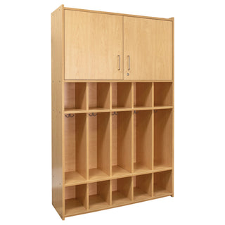 Tot Mate TM2431A.0577 Laminate Floor Locker, 46" Wide, Brown - Default Title