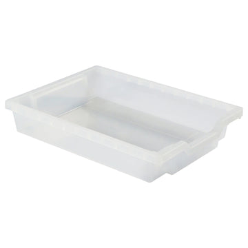 Tot Mate TM7521R.S0000 Plastic Bin, 16 3/4" Wide, Translucent, 10/Pack - Default Title