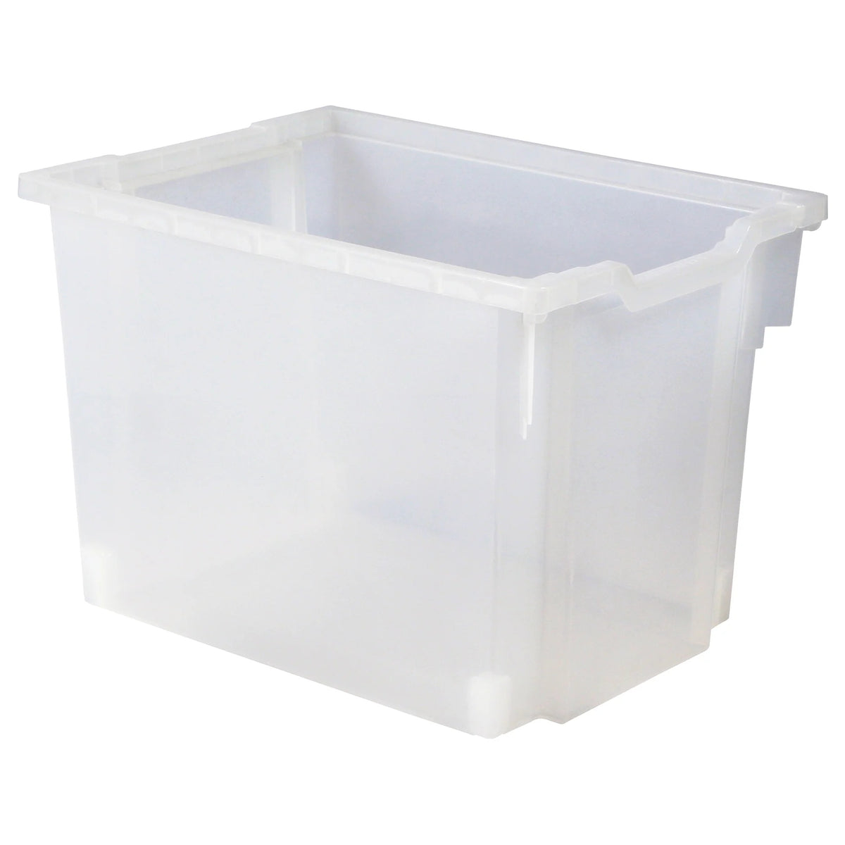 Tot Mate TM7523R.S0000 Plastic Bin, 16 3/4" Wide, Translucent, 5/Pack - Default Title