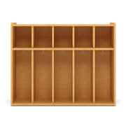 Tot Mate TML403A.0577 Laminate Floor Locker, 46" Wide, Brown - photo 2