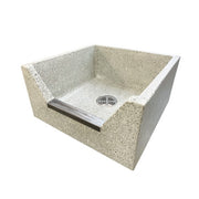 Stern-Williams Mop Sink Basin, 12" High, White - 24" 24"