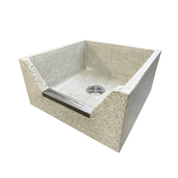 Stern-Williams Mop Sink Basin, 12" High, White - 24" 24"