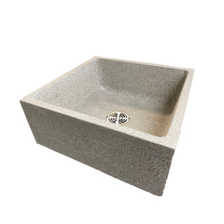 Stern-Williams MTB Mop Sink Basin, 10" High, White - MTB-2424