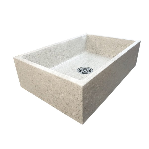 Stern-Williams MTB Mop Sink Basin, 10" High, White - MTB-3624