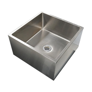 Stern-Williams SS-2424 Mop Sink Basin, 13 1/4" High, Silver - Default Title