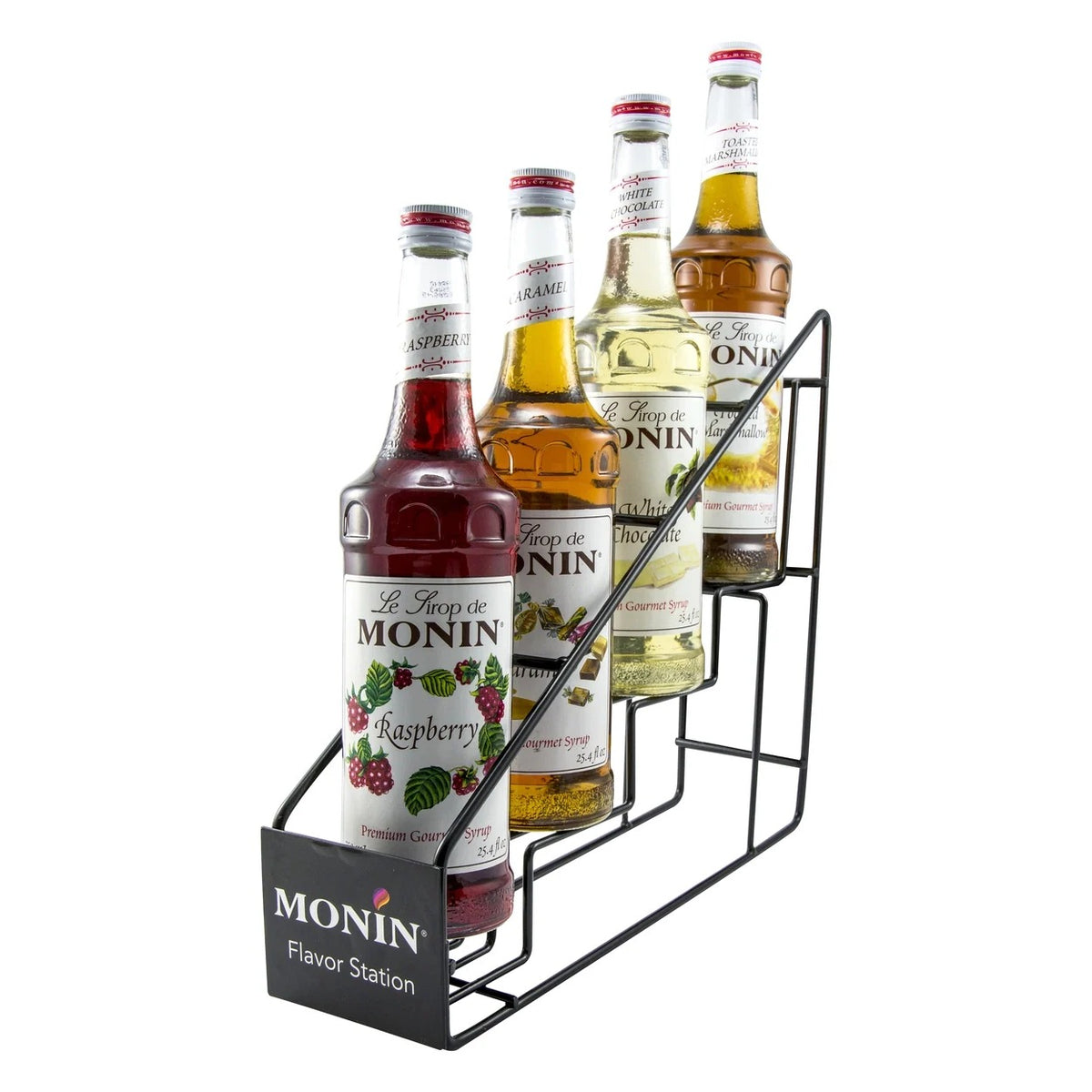 Monin P585 Wire Syrup Rack, 4 Bottles, Black - photo 2