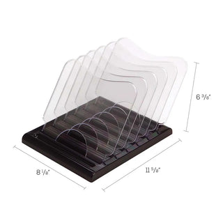 Deflecto 39090104B Plastic Black Document Browser, 8 1/4" x 11 5/8" - Default Title