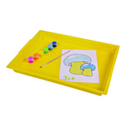 Deflecto Plastic Tray, 16 1/16" x 12 1/16" - Yellow