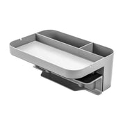 Deflecto 400002 Plastic Desk Organizer, 9" x 6 3/16", Gray - Default Title