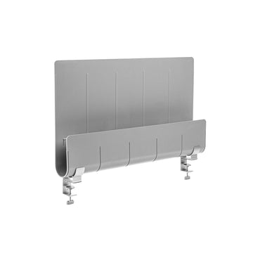 Deflecto 400005 Plastic Desk Organizer, 24" x 2 3/4", Gray - Default Title