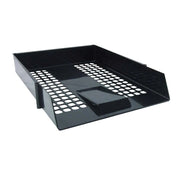Deflecto 63905 Polystyrene Paper Tray, 10 13/16" x 13 3/4", Black - Default Title