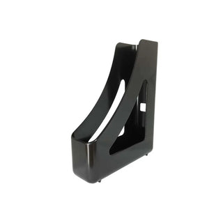 Deflecto 63909 Polystyrene Magazine File, 3 1/8" x 9 11/16", Black - Default Title