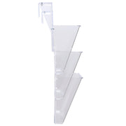 Deflecto 73501RT Plastic File Set, 4" x 13", Clear - photo 3