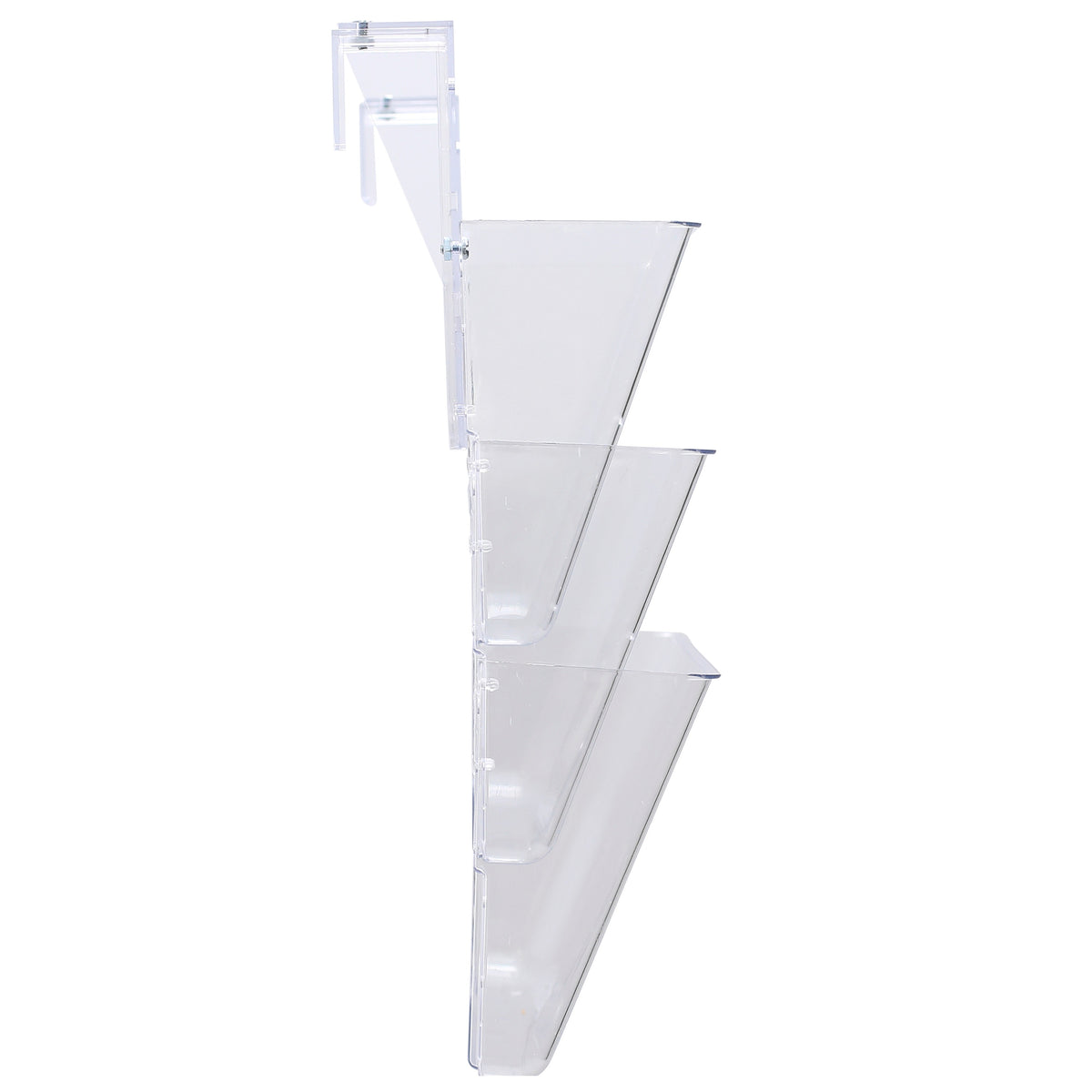 Deflecto 73501RT Plastic File Set, 4" x 13", Clear - photo 3