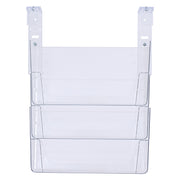 Deflecto 73501RT Plastic File Set, 4" x 13", Clear - photo 4