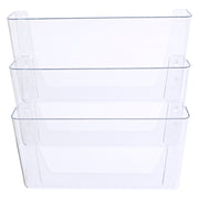 Deflecto 73501RT Plastic File Set, 4" x 13", Clear - photo 6