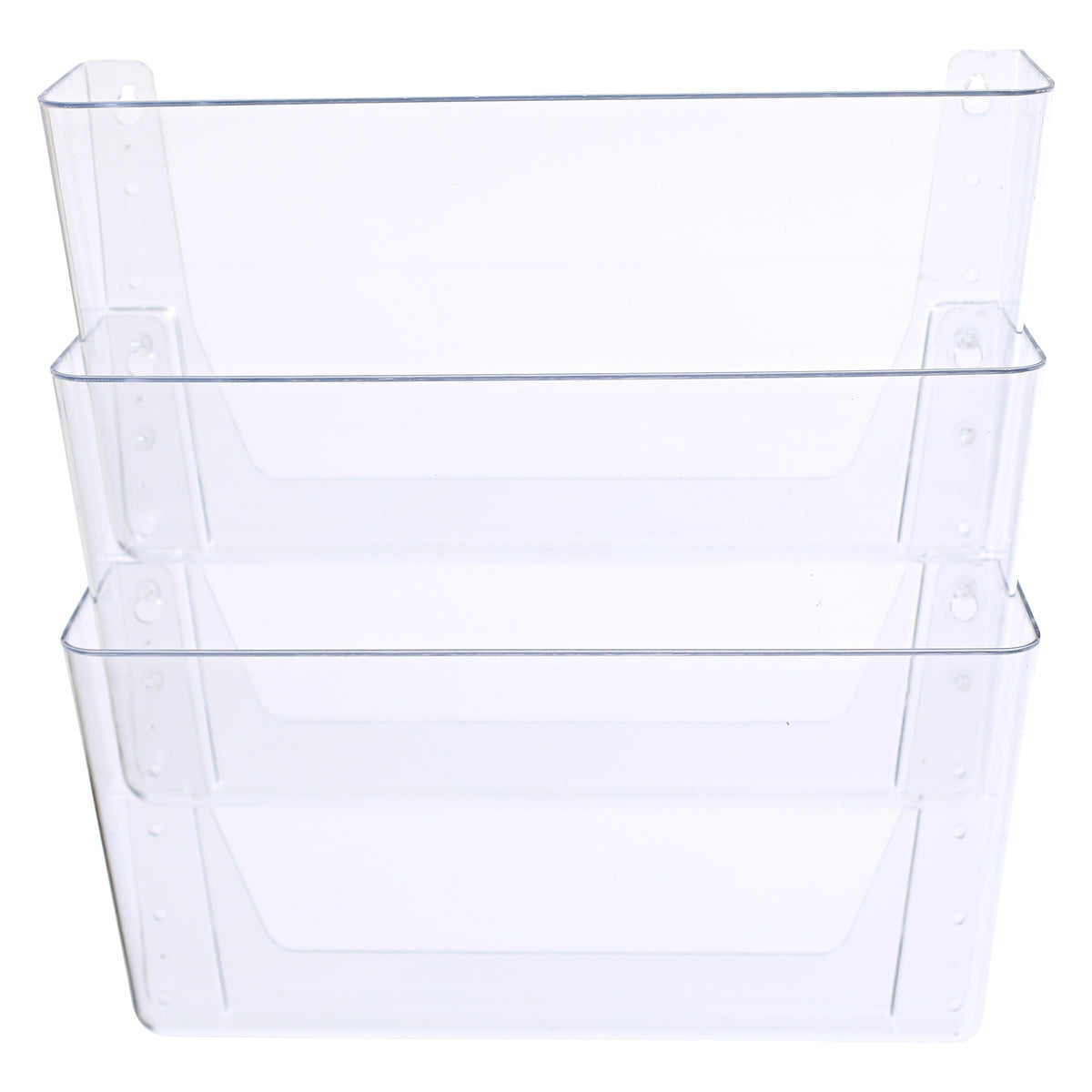 Deflecto 73501RT Plastic File Set, 4" x 13", Clear - photo 6