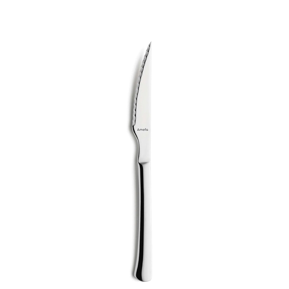 Amefa 703800B000315 Chuletero Stainless Steel Steak Knife, 8 15/16" Long, Silver, 12/Case - photo 3