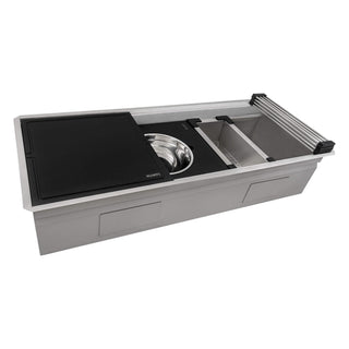 Ruvati RVH8335 Stainless Steel Undermount Sink, 19" x 45" - Default Title