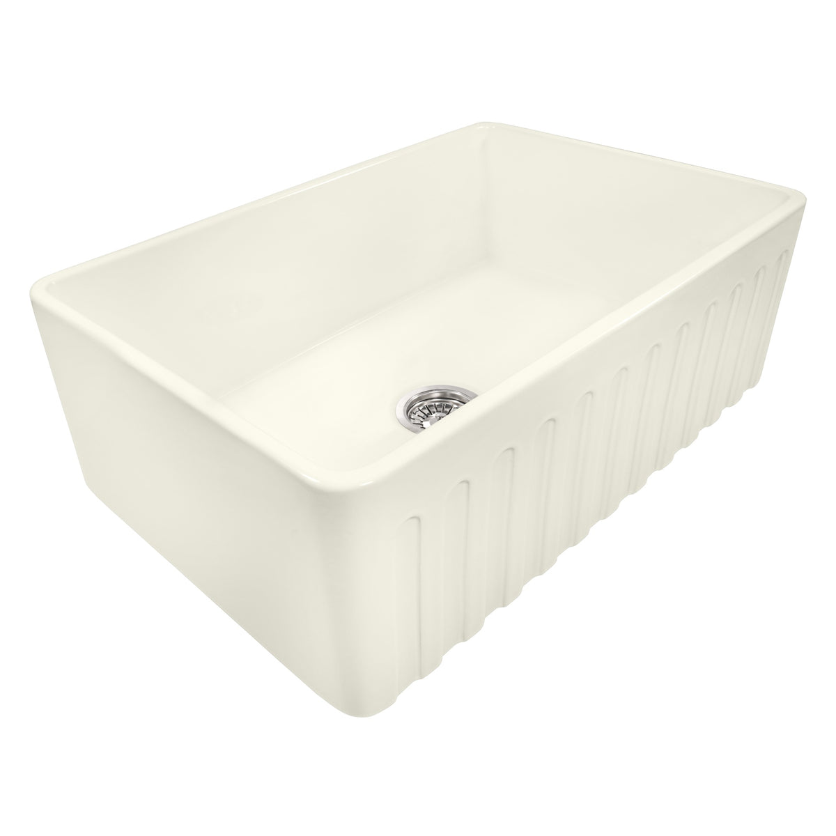 Ruvati Fireclay Farmhouse Sink, 20" x 30" - photo 3