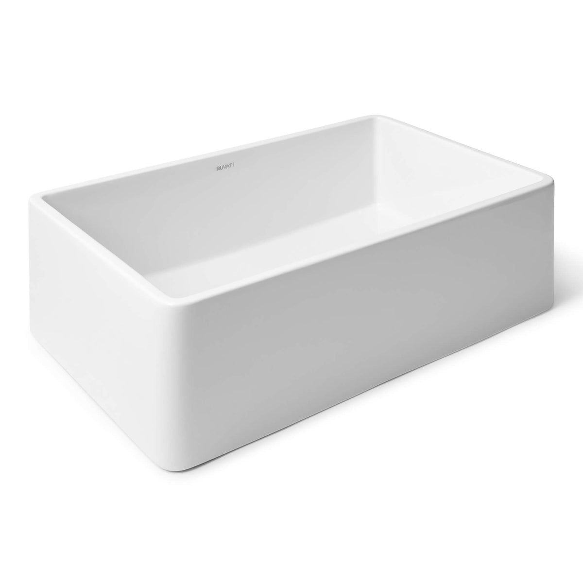 Ruvati Fireclay Sink, 20" Wide, White - photo 5