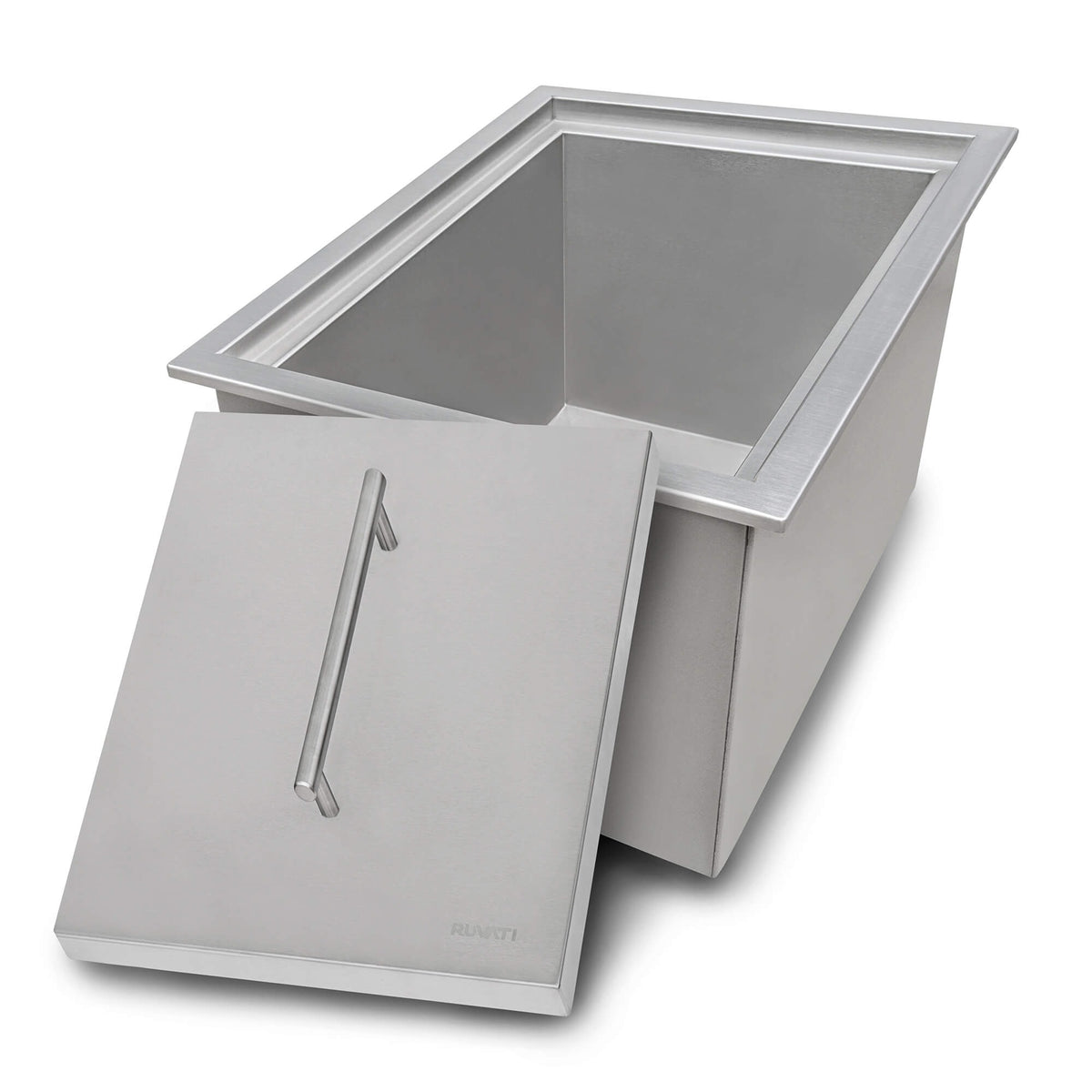 Ruvati Stainless Steel Sink, 20" Wide, Silver - 10 gal.
