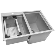 Ruvati RVQ6290 Stainless Steel Sink Set, 10 gal., Silver - photo 2