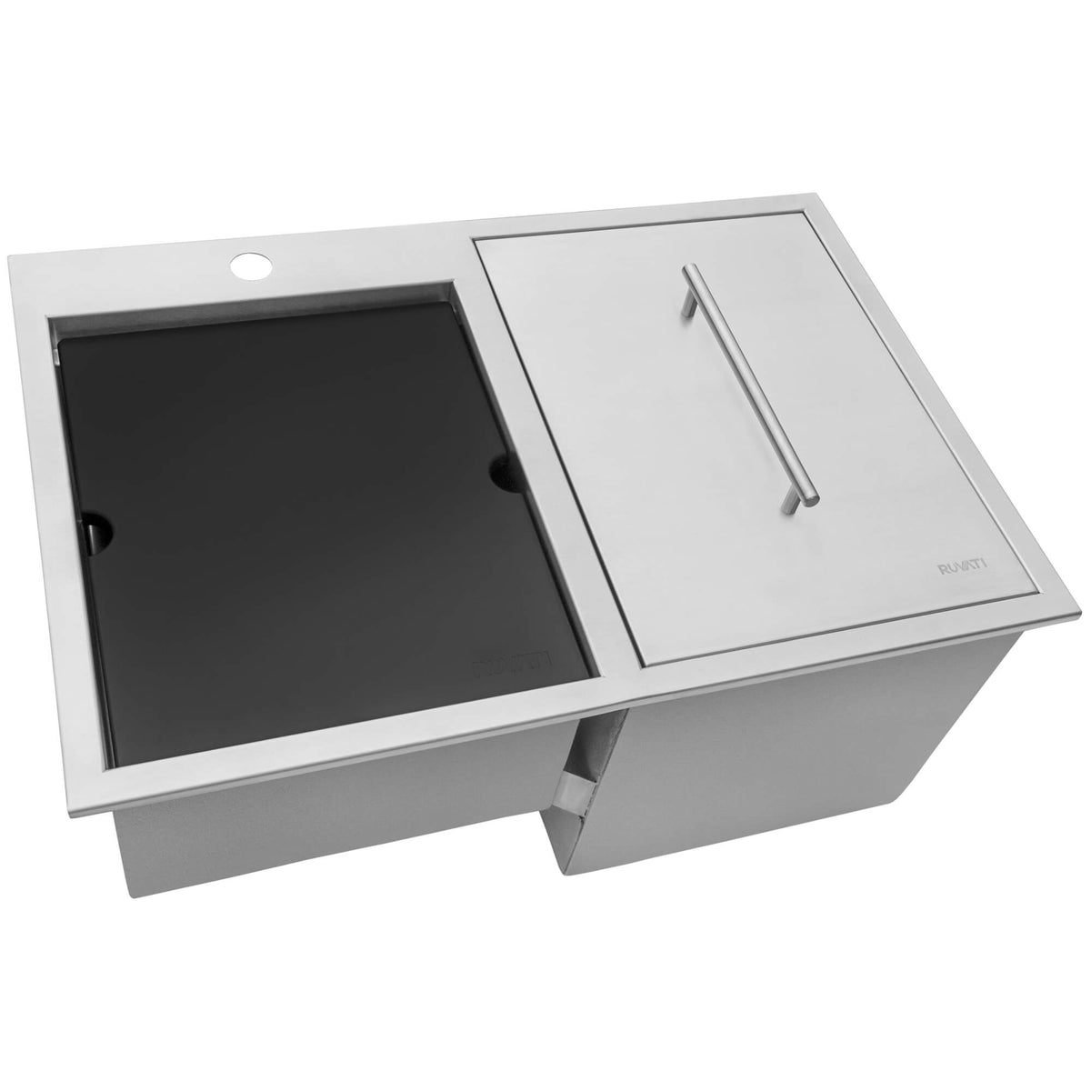 Ruvati RVQ6290 Stainless Steel Sink Set, 10 gal., Silver - Default Title